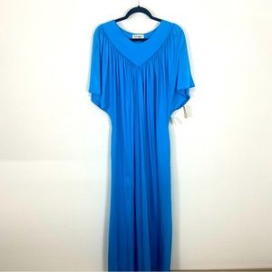 Vintage Shadowline Caftan Maxi Sleepwear, Size Medium